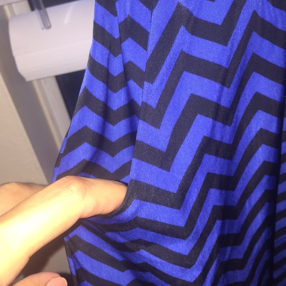 Pink Rose dress size small chevron print - Picture 6 of 8